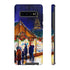 Shopping at the Christmas Market - Impact Resistant Phone Case Samsung Galaxy S10 Plus Matte